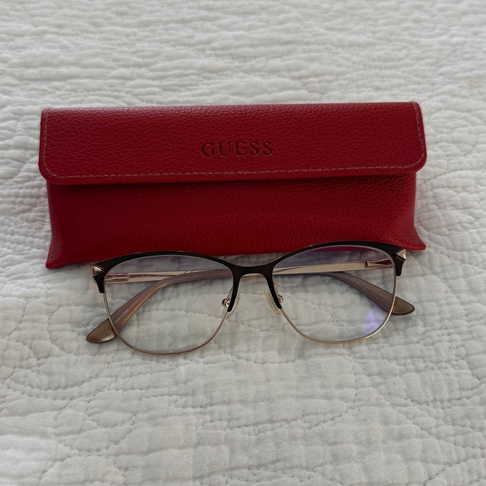 Rose gold cat eye GUESS Glasses
